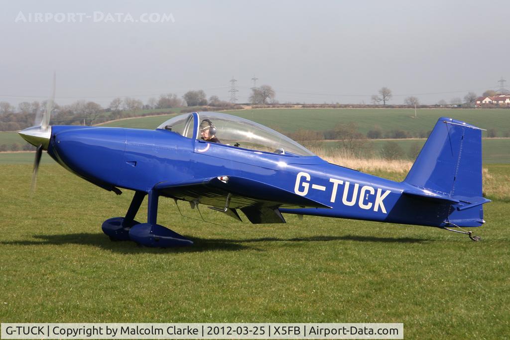 G-TUCK, 2003 Vans RV-8 C/N PFA 303-13706, Vans RV-8, Fishburn Airfield, March 2012.