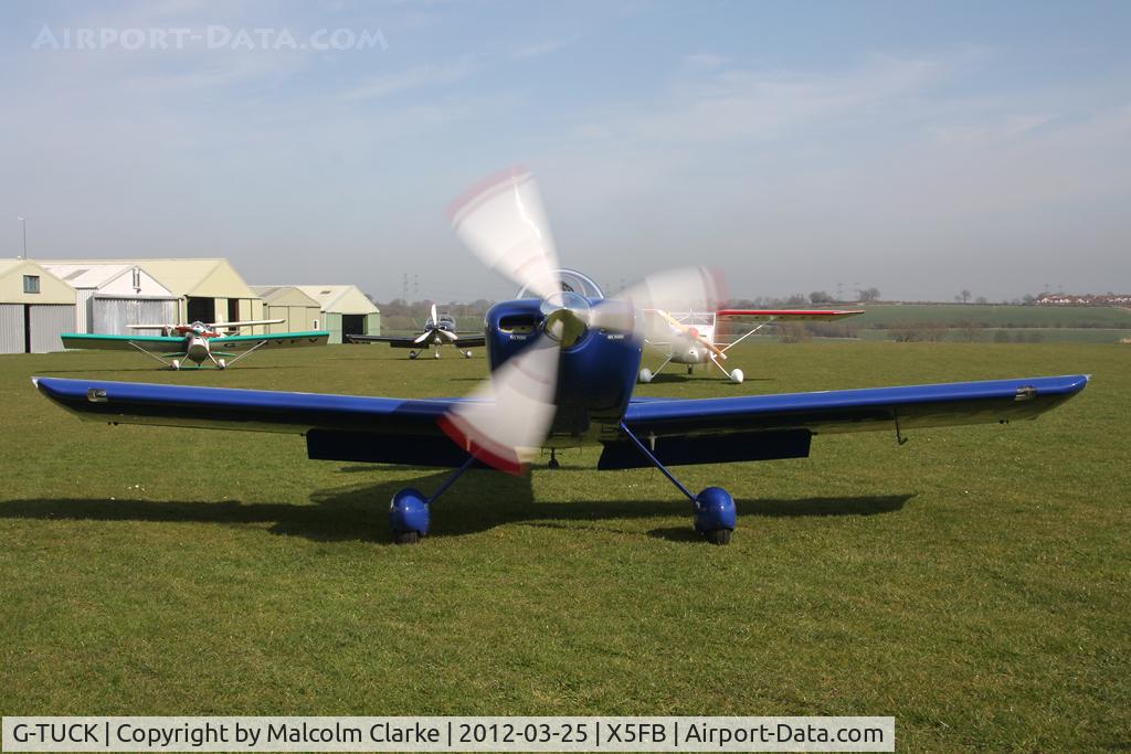 G-TUCK, 2003 Vans RV-8 C/N PFA 303-13706, Vans RV-8, Fishburn Airfield, March 2012.