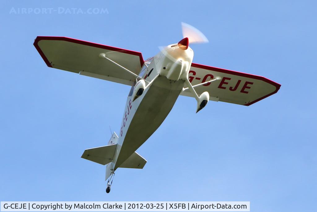 G-CEJE, 2007 Wittman W-10 Tailwind C/N PFA 031-14003, Wittman W10 Tailwind, Fishburn Airfield, Mar 25 2012.