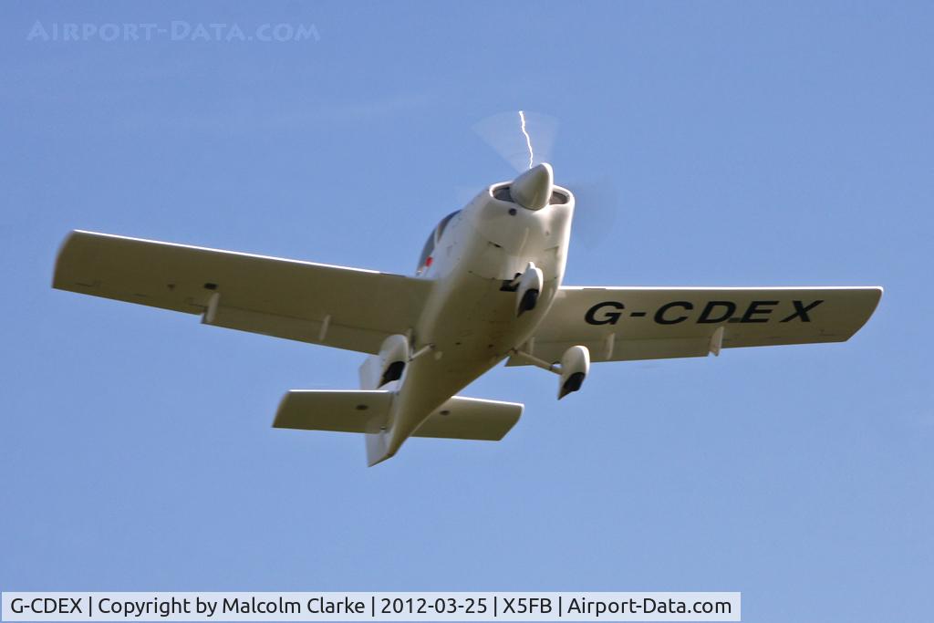 G-CDEX, 2004 Europa Tri Gear C/N PFA 247-12507, Europa, Fishburn Airfield, March 2012.