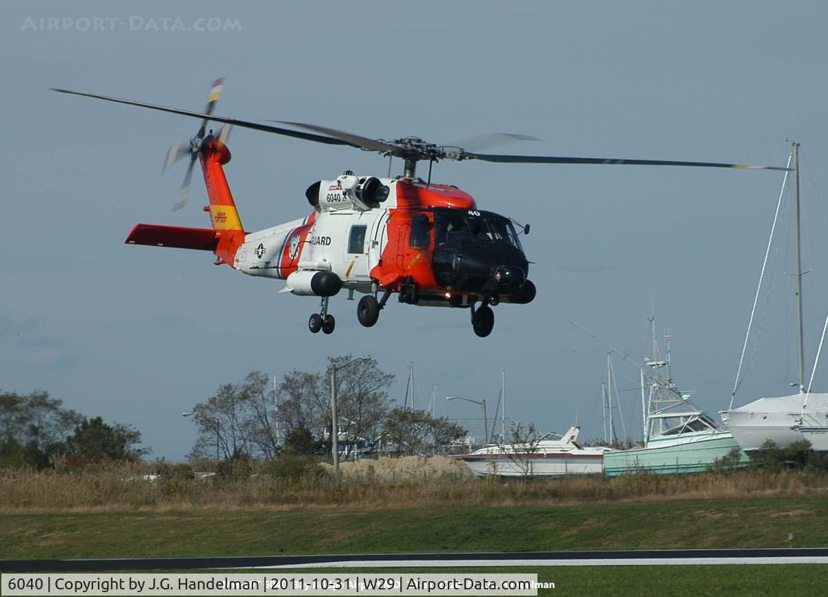 6040, Sikorsky MH-60T Jayhawk C/N 70.2281, over Bay Bridge Airport MD