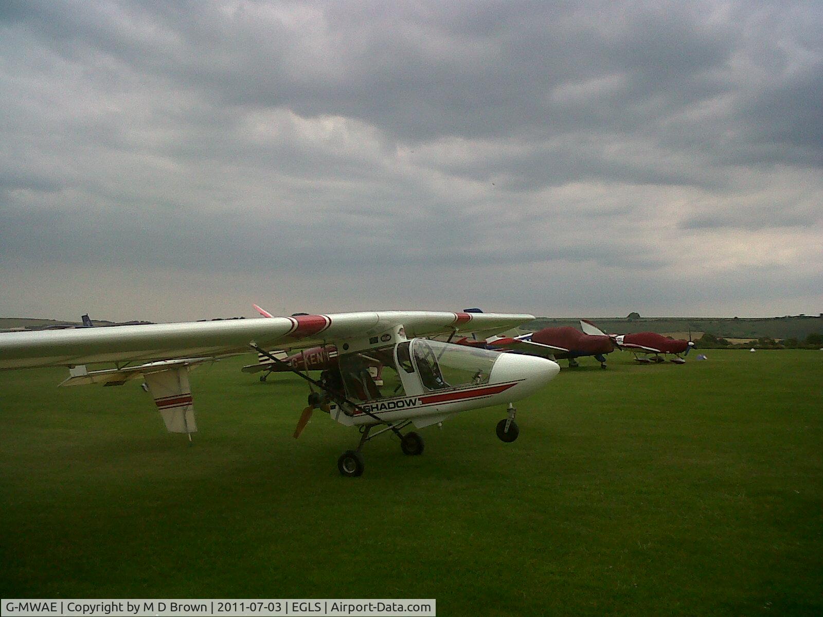 G-MWAE, 1990 CFM Shadow Series CD C/N 130, Aircraft sat at its current home.