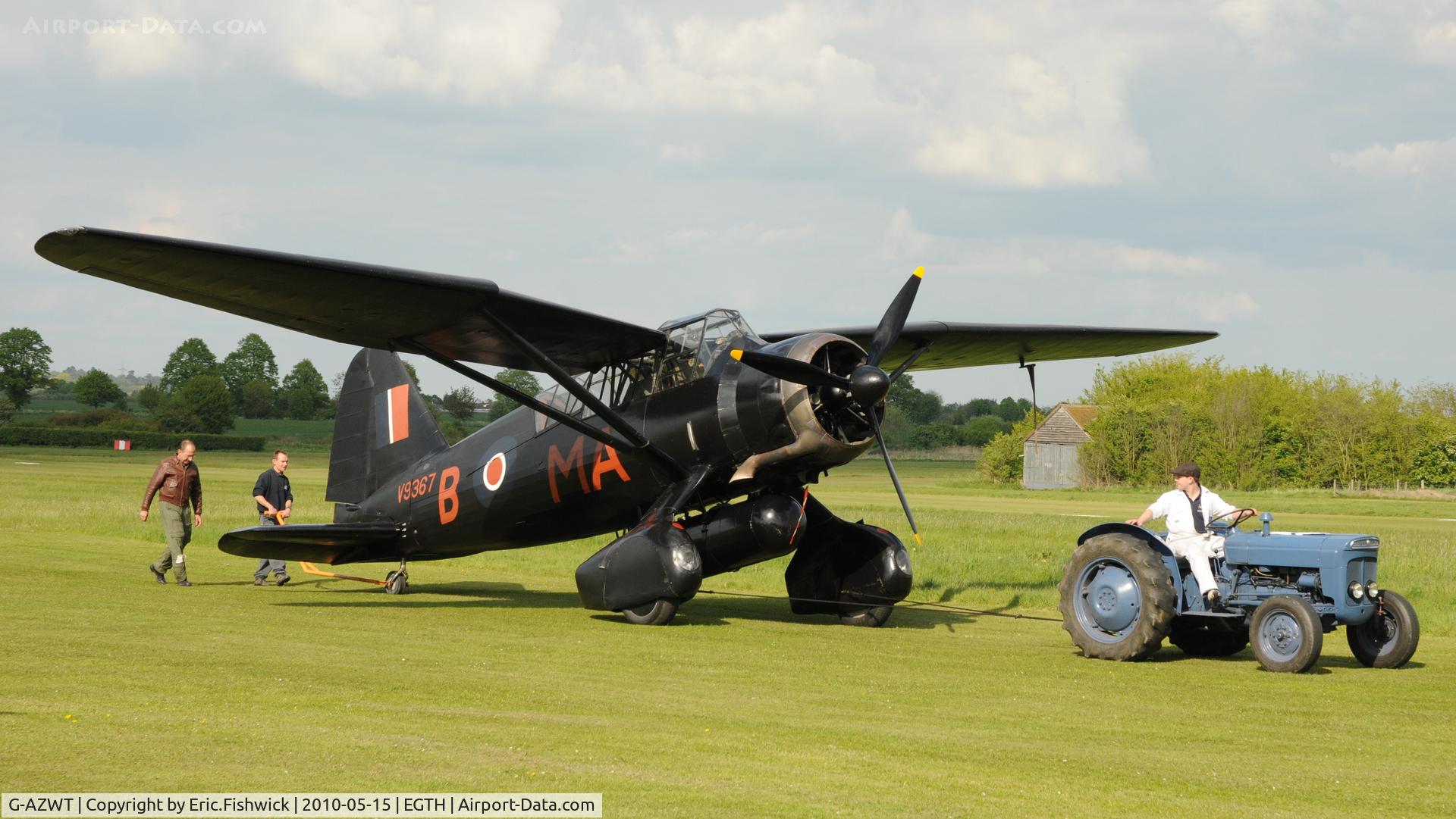 G-AZWT, 1938 Westland Lysander IIIA C/N Y1536, 4. Westland Lysander at Shuttleworth May Sunset Air Display