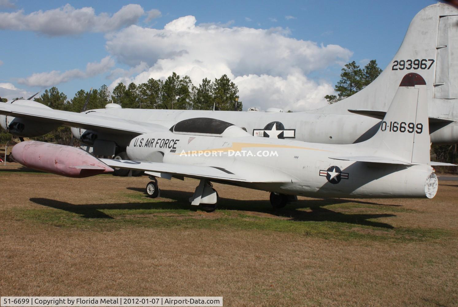 51-6699, 1951 Lockheed T-33A Shooting Star C/N 580-6031, T-33A in Georgia Veterans Park