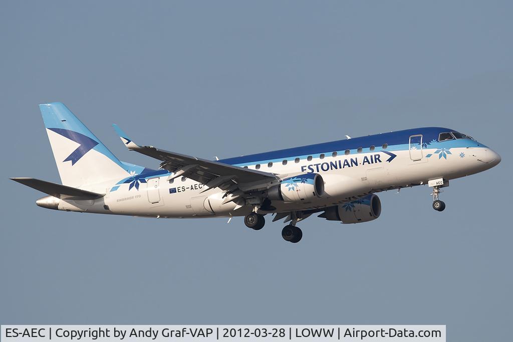 ES-AEC, 2005 Embraer 170LR (ERJ-170-100LR) C/N 17000107, Estonian Air EMB170