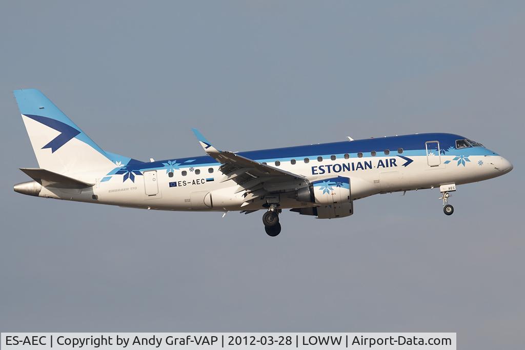 ES-AEC, 2005 Embraer 170LR (ERJ-170-100LR) C/N 17000107, Estonian Air EMB170