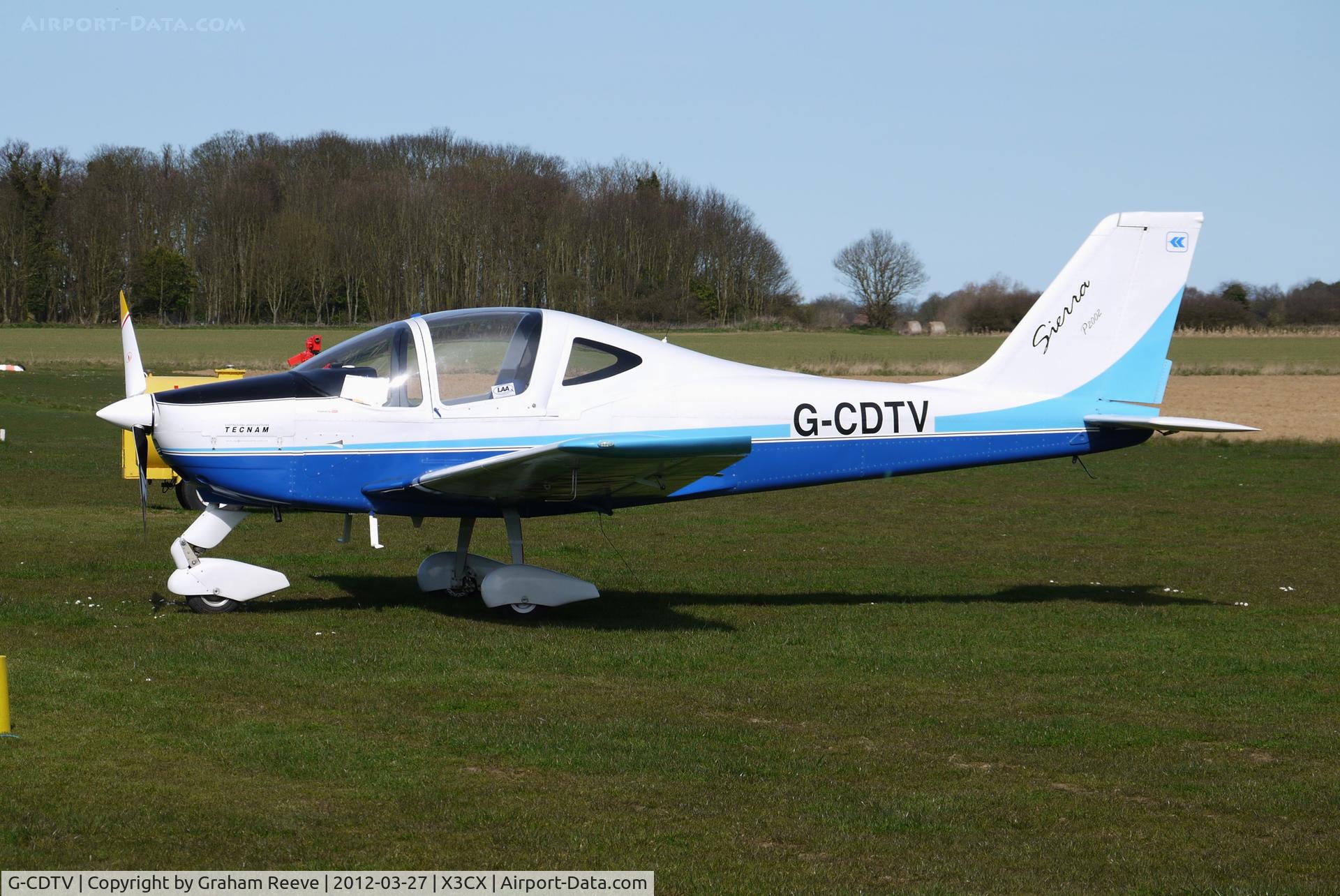 G-CDTV, 2007 Tecnam P-2002EA Sierra C/N PFA 333-14501, Parked in the sun.