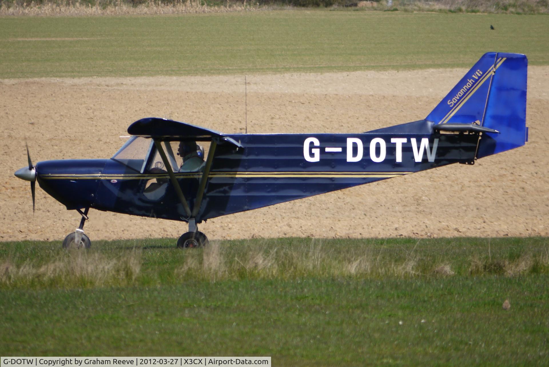 G-DOTW, 2008 ICP MXP-740 Savannah VG Jabiru(1) C/N BMAA/4B/575, Just landed.