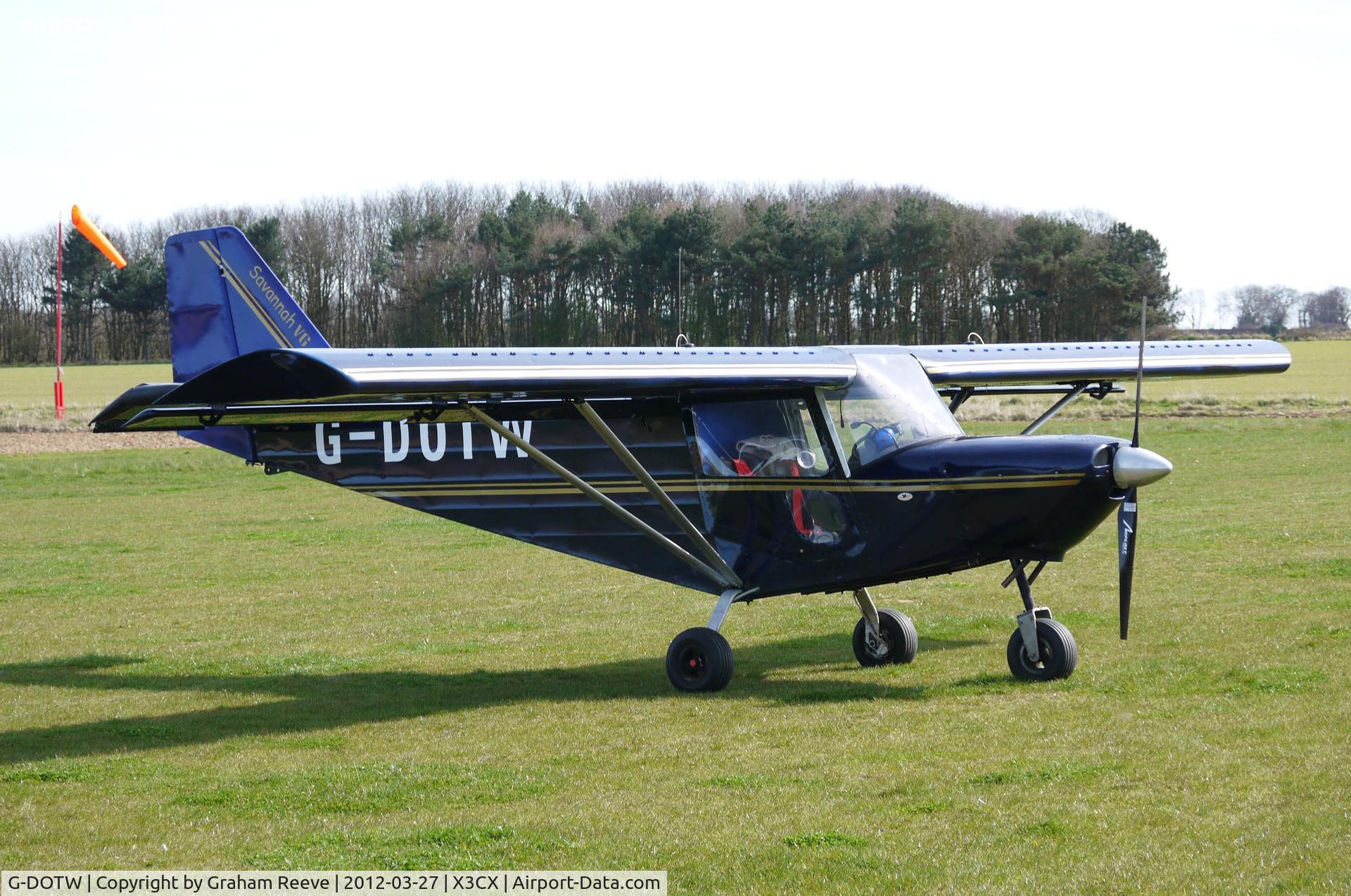 G-DOTW, 2008 ICP MXP-740 Savannah VG Jabiru(1) C/N BMAA/4B/575, Parked at Northrepps.