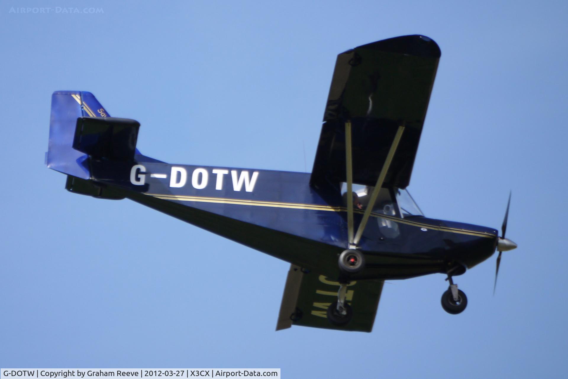 G-DOTW, 2008 ICP MXP-740 Savannah VG Jabiru(1) C/N BMAA/4B/575, Over head.