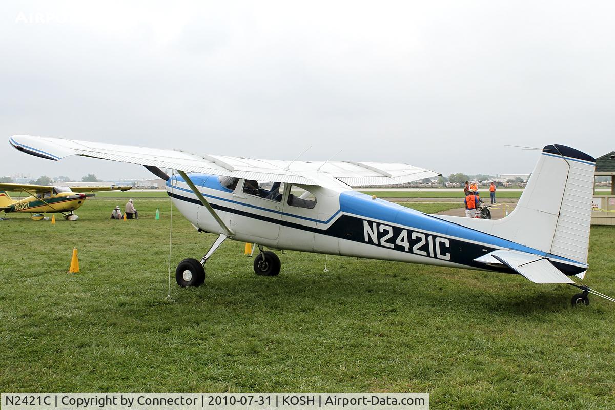 N2421C, 1954 Cessna 180 C/N 30721, EAA Airventure 2010.