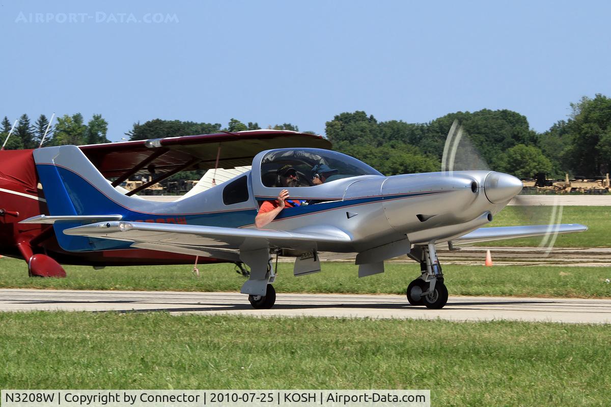 N3208W, 1993 Monnett Sonerai II C/N 0123, EAA Airventure 2010.