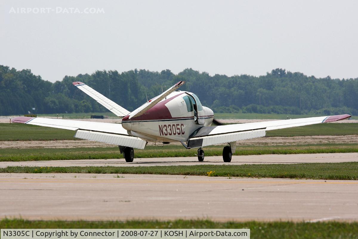 N3305C, 1954 Beech E35 C/N D3971, EAA Airventure 2008.