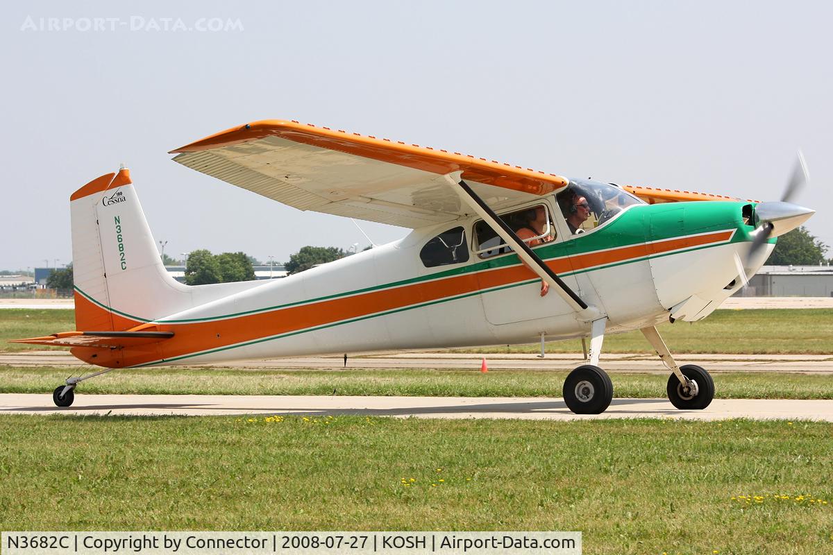 N3682C, 1954 Cessna 180 C/N 31181, EAA Airventure 2008.