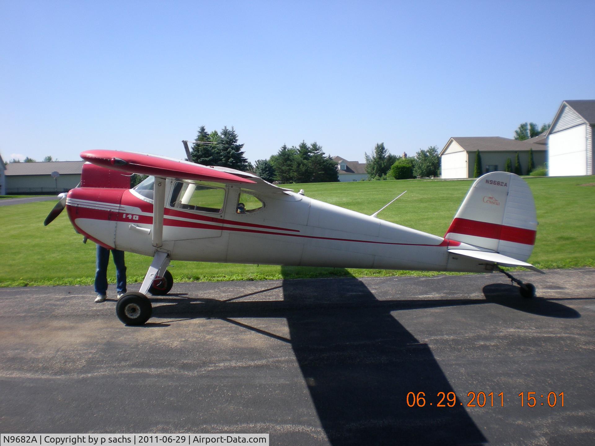 N9682A, 1950 Cessna 140A C/N 15403, Cessna 140 A