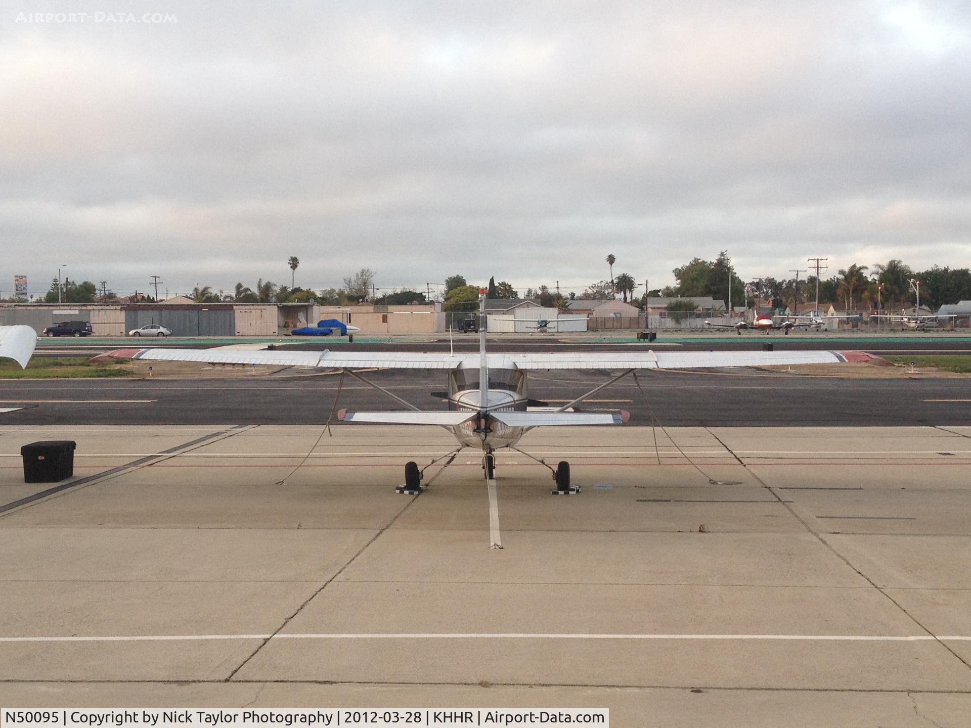 N50095, 1968 Cessna 150H C/N 15069059, Parked on the west end