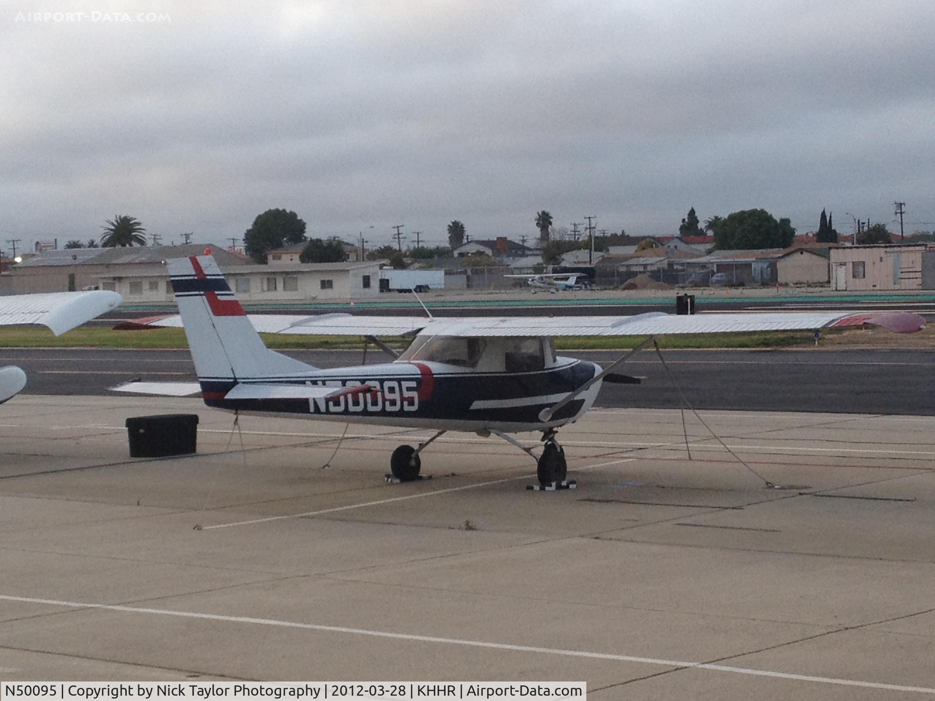 N50095, 1968 Cessna 150H C/N 15069059, Parked on the west end