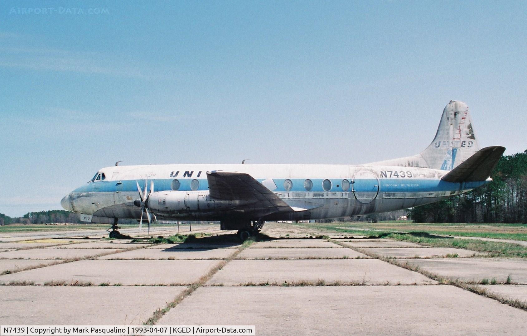 N7439, 1956 Vickers Viscount 797 C/N 137, Viscount 797