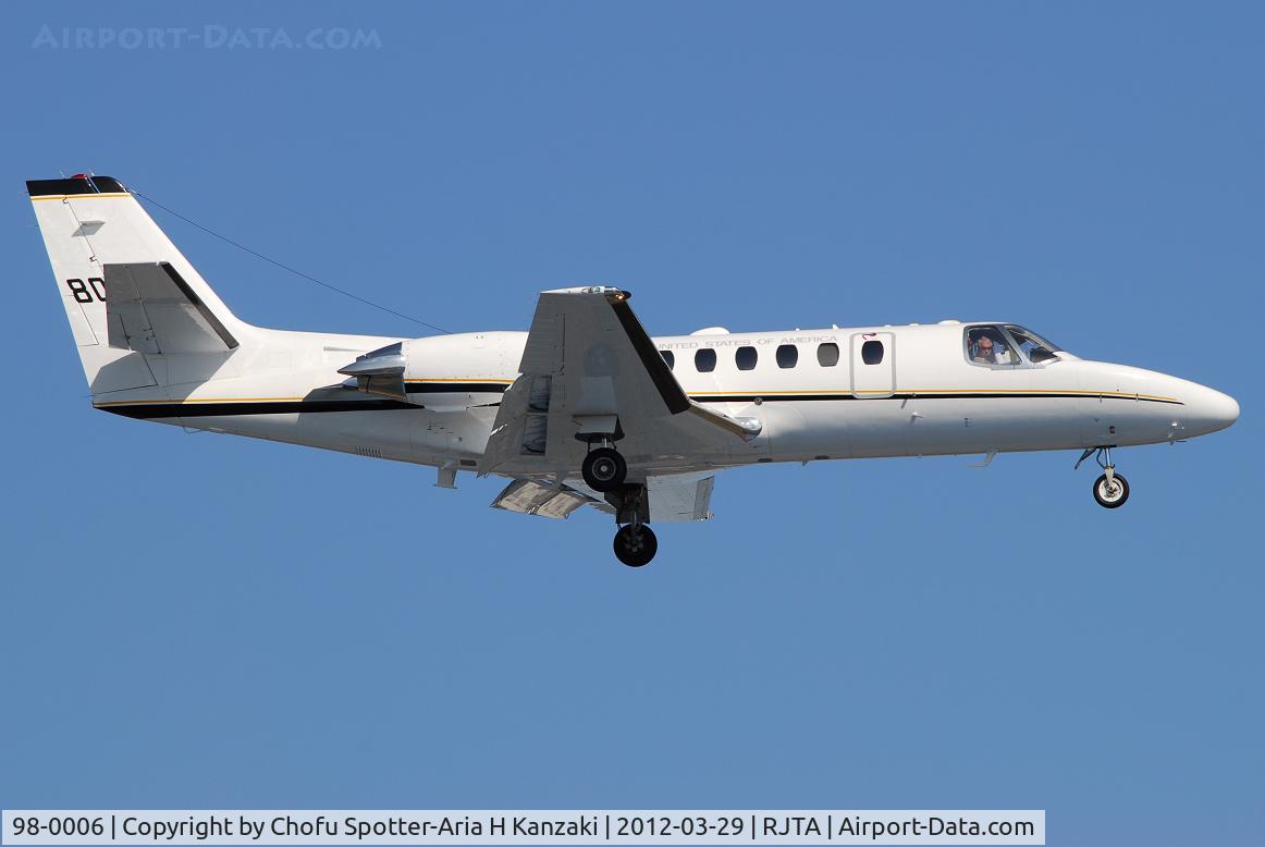 98-0006, 1999 Cessna UC-35A Citation Ultra C/N 560-0495, NikonD200+TAMRON AF 200-500mm F/5-6.3 LD IF