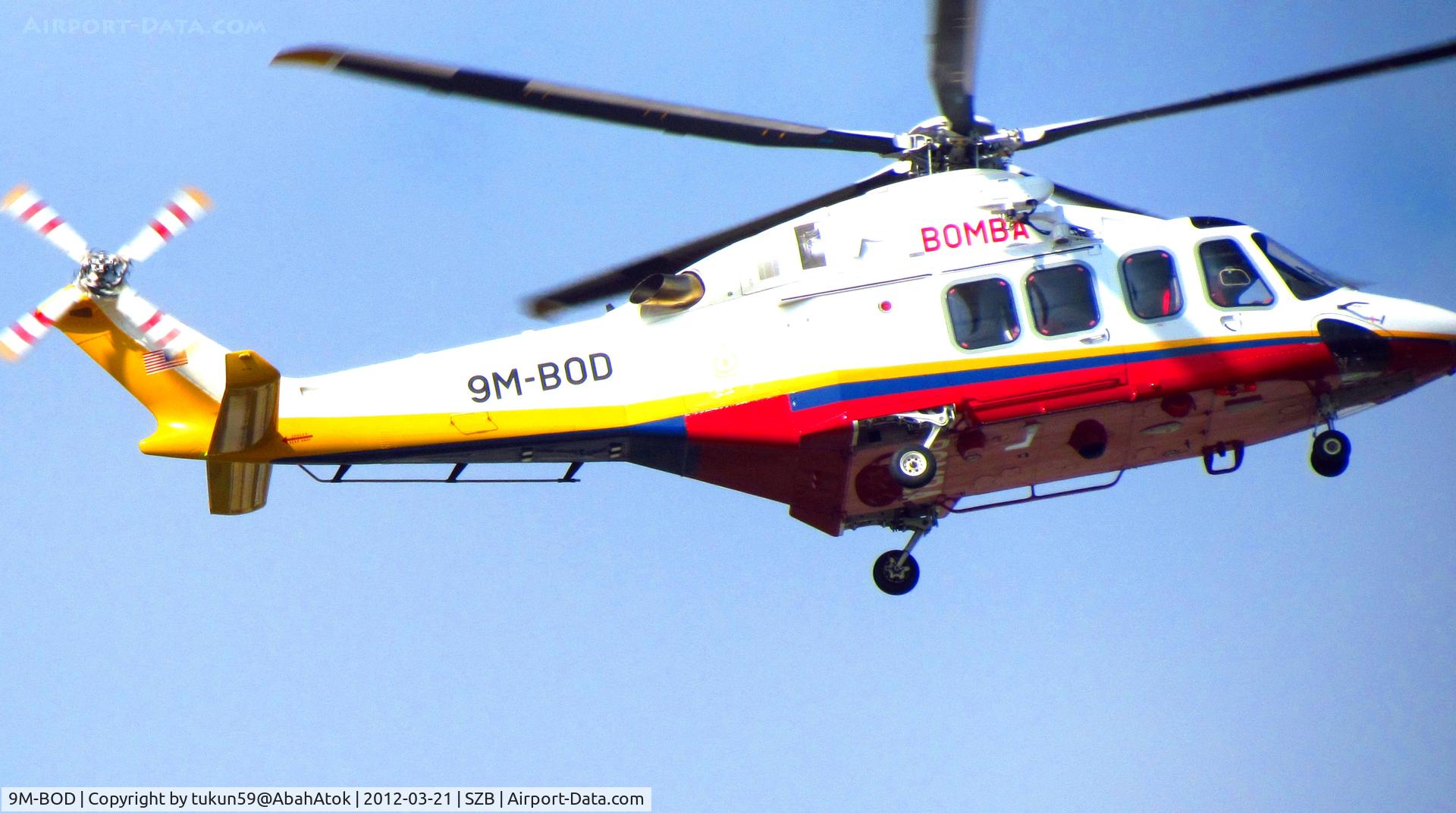 9M-BOD, AgustaWestland AW-139 C/N 31291, Fire and Rescue Department of Malaysia