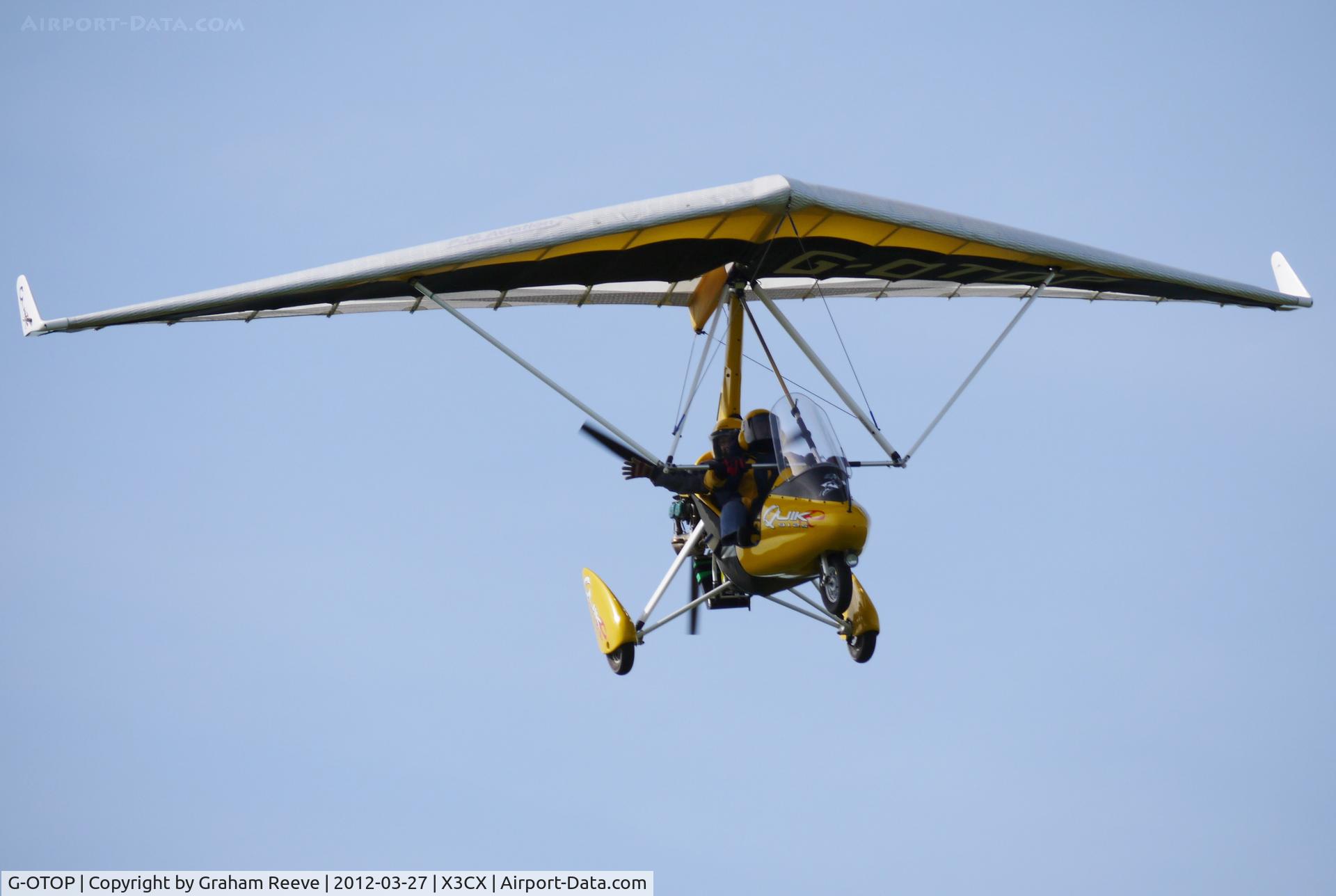 G-OTOP, 2009 P&M Aviation QuikR C/N 8471, About to land.