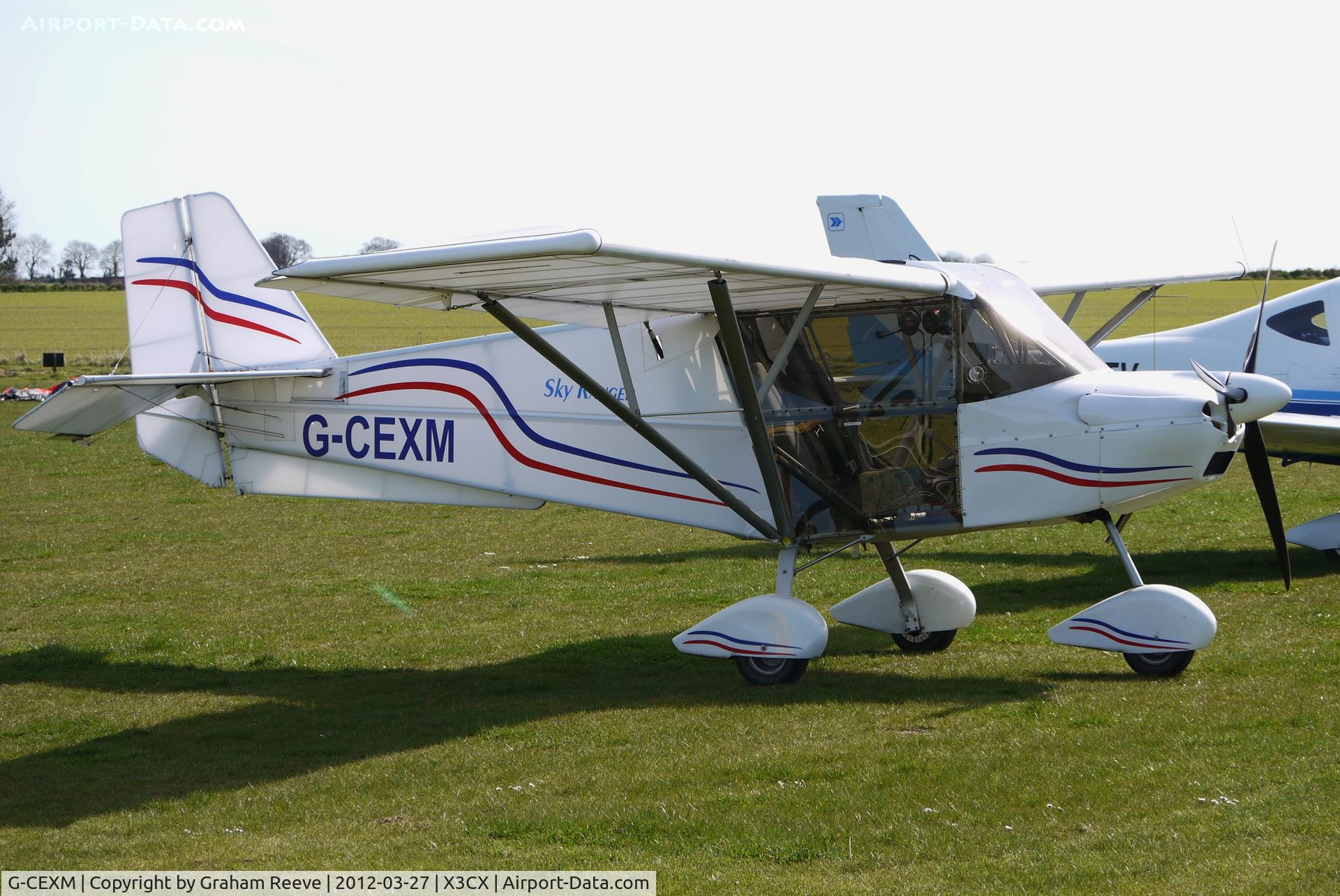 G-CEXM, 2007 Skyranger Swift 912S(1) C/N BMAA/HB/556, Parked at Northrepps.