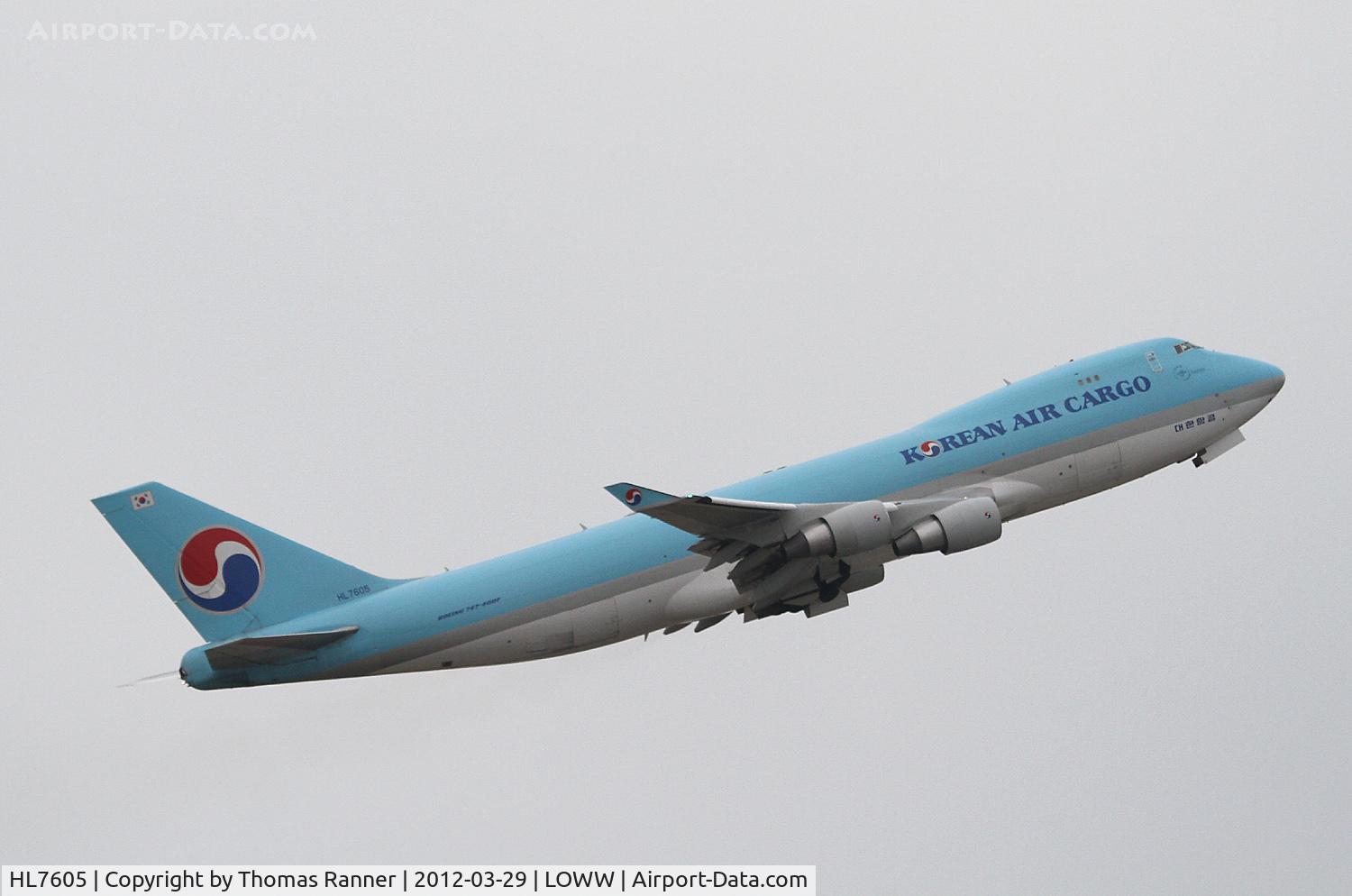 HL7605, 2006 Boeing 747-4B5ERF C/N 35526, Korean Air Boeing 747F