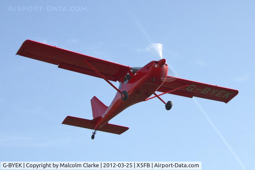 G-BYEK, 2000 Stoddard-Hamilton GlaStar GS-1 C/N PFA 295-13087, Stoddard-Hamilton Glastar GS-1, Fishburn Airfield, March 2012.