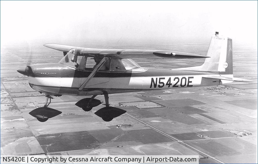 N5420E, 1963 Cessna 150E C/N 644, Public Relations photograph.