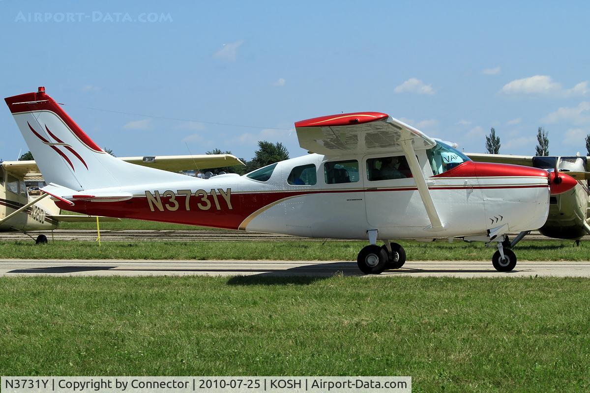 N3731Y, 1963 Cessna 210D Centurion C/N 21058231, EAA Airventure 2010.