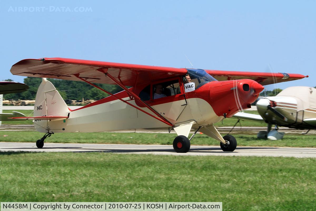 N4458M, 1947 Piper PA-12 Super Cruiser C/N 12-3413, EAA Airventure 2010.