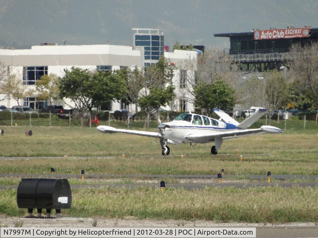 N7997M, 1966 Beech V35 Bonanza C/N D-8277, starting take off role