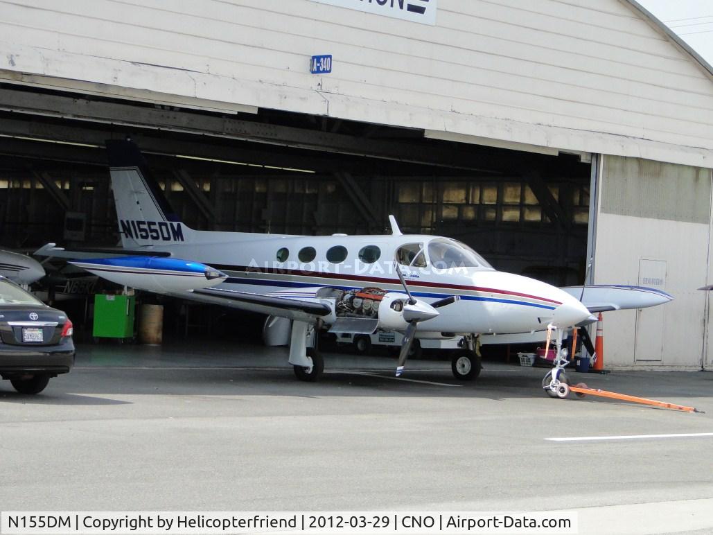 N155DM, 1978 Cessna 340A C/N 340A-0511, Pulled out of the hanger, motors being worked on