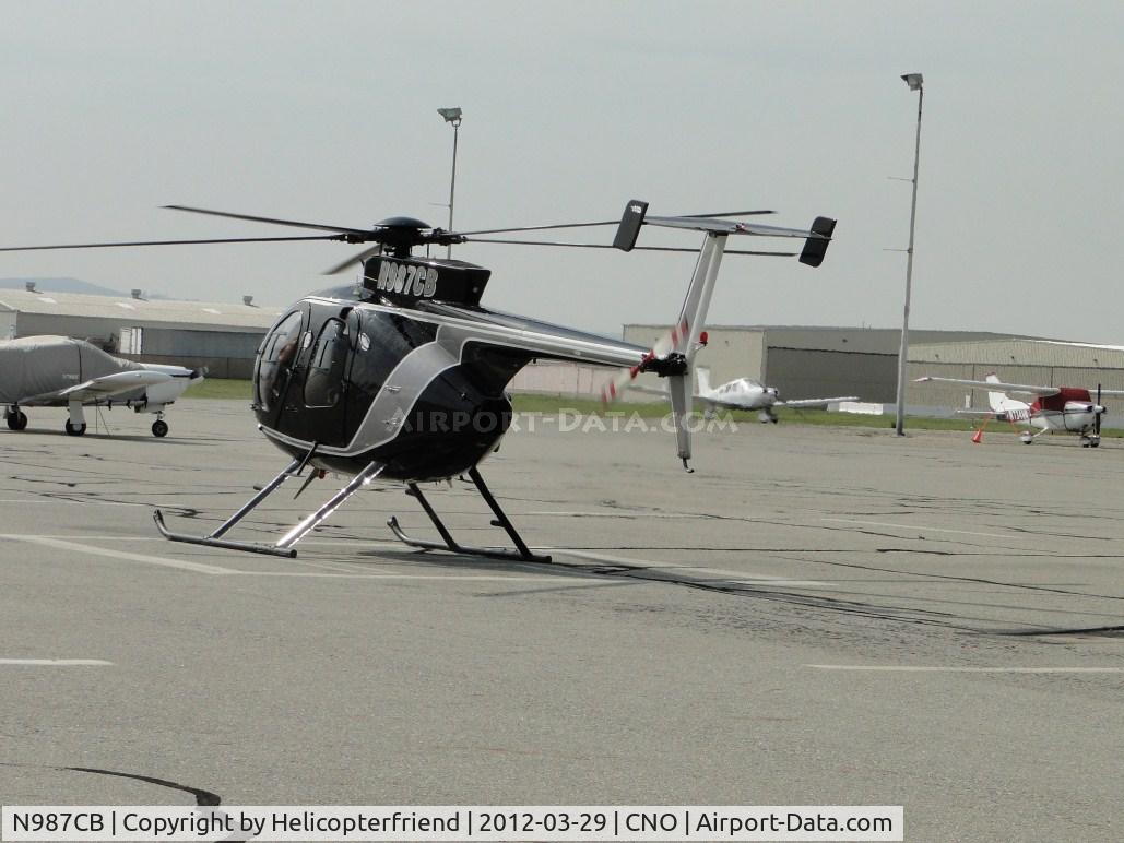 N987CB, 1999 McDonnell Douglas 500-E C/N 0543E, Start up and warming up
