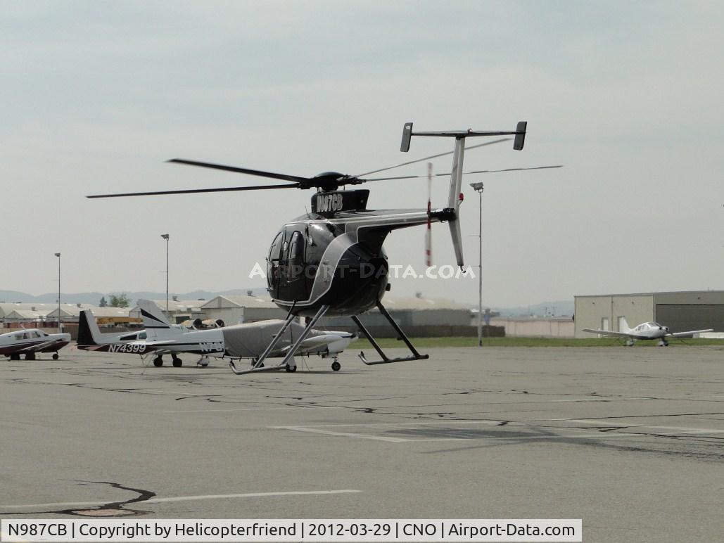 N987CB, 1999 McDonnell Douglas 500-E C/N 0543E, Turning on the power, lifting off and heading westbound