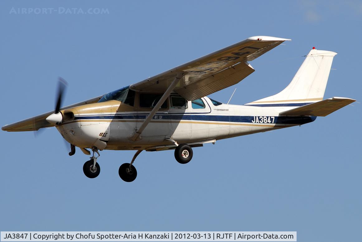 JA3847, 1979 Cessna TU206G 6 II Turbo Stationair C/N U20604780, NikonD200+TAMRON AF 200-500mm F/5-6.3 LD IF