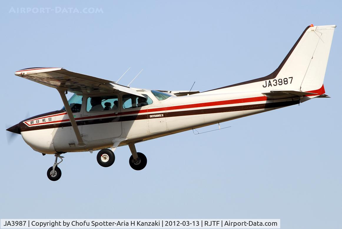 JA3987, 1986 Cessna 172P C/N 17274683, NikonD200+TAMRON AF 200-500mm F/5-6.3 LD IF