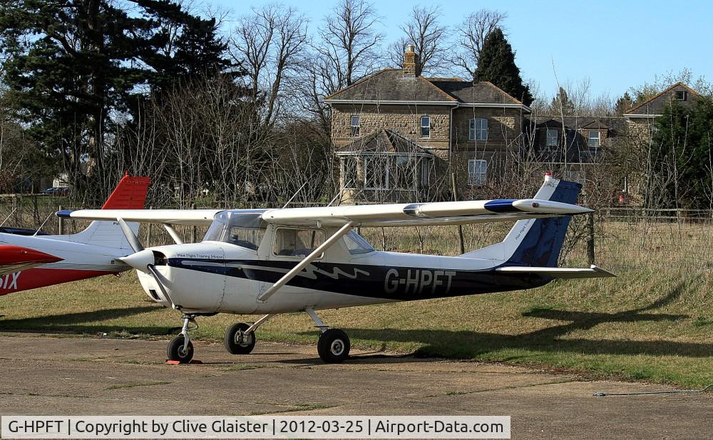 G-HPFT, 1965 Cessna 150F C/N 150-62386, Originally owned to & currently with, Hinton Pilot Flight Training Ltd in September 2011. Hinton-in-the-Hedges.
