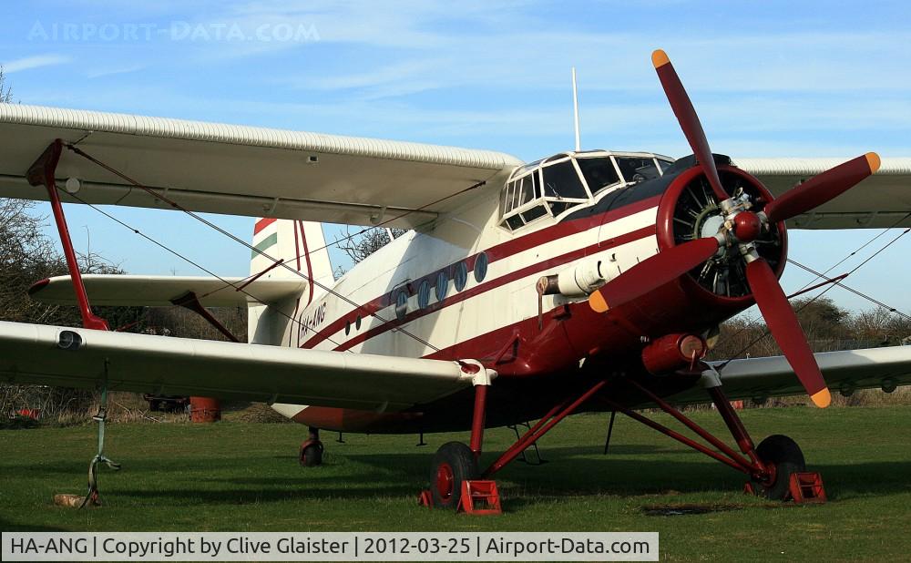 HA-ANG, 1972 Antonov An-2P C/N 1G132-53, Hinton-in-the-Hedges