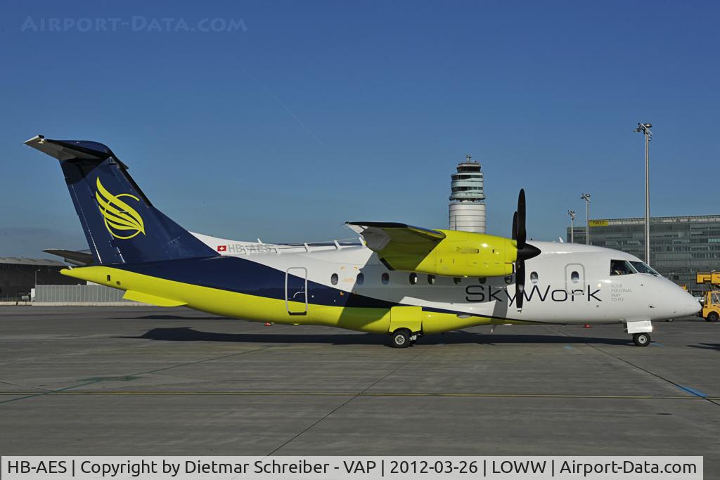 HB-AES, 1995 Dornier 328-110 C/N 3021, Skywork Dornier 328