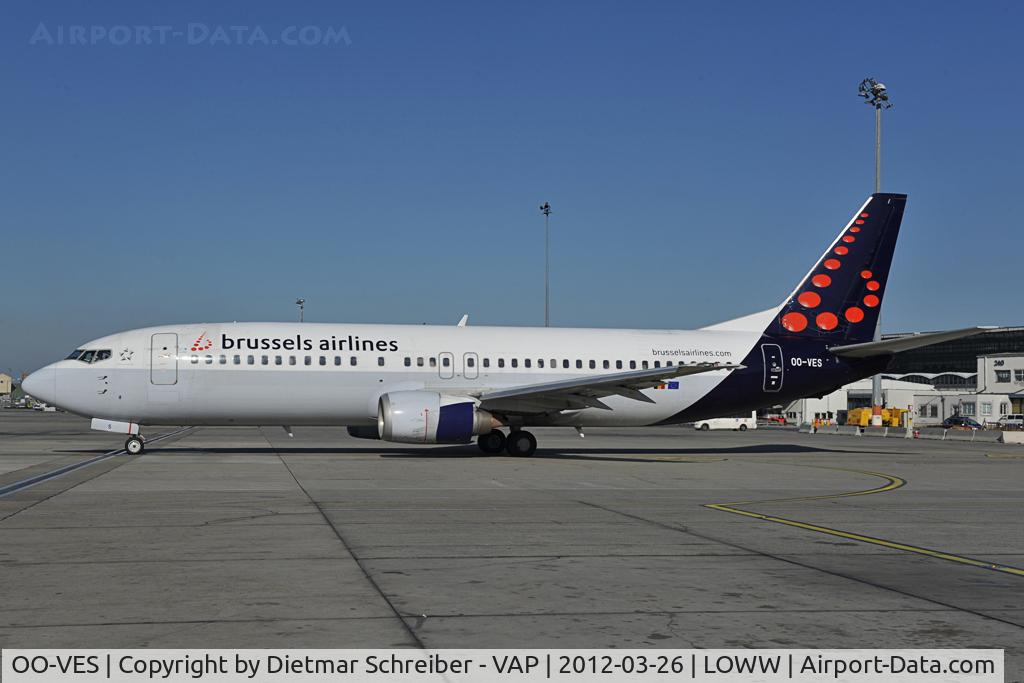 OO-VES, 1996 Boeing 737-43Q C/N 28493, Brussels AIrlines Boeing 737-400