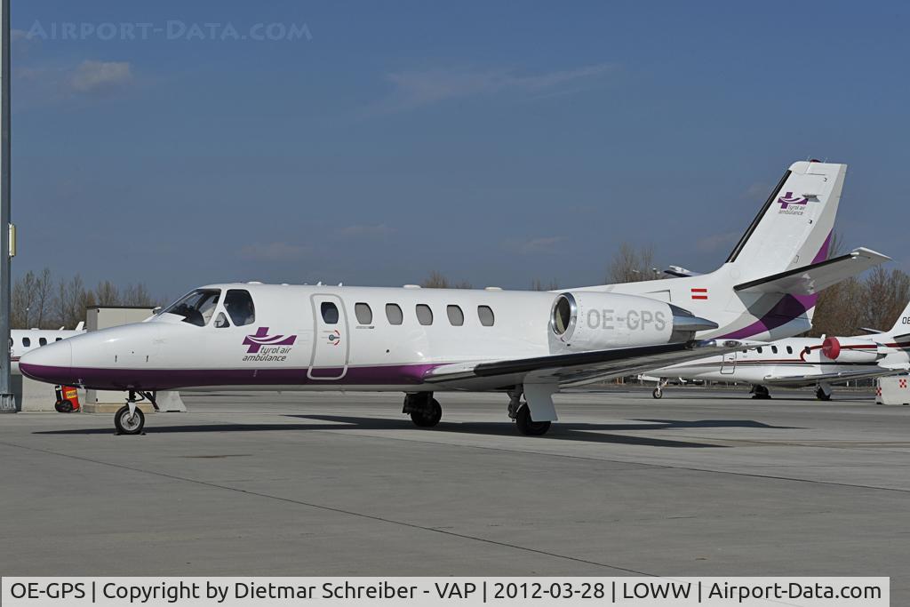 OE-GPS, 1998 Cessna 550 Citation Bravo C/N 550-0837, Tyrol Air Ambulance Cessna 550