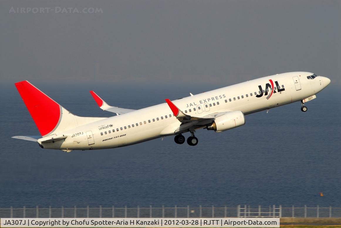 JA307J, 2007 Boeing 737-846 C/N 35336, NikonD200+TAMRON AF 200-500mm F/5-6.3 LD IF