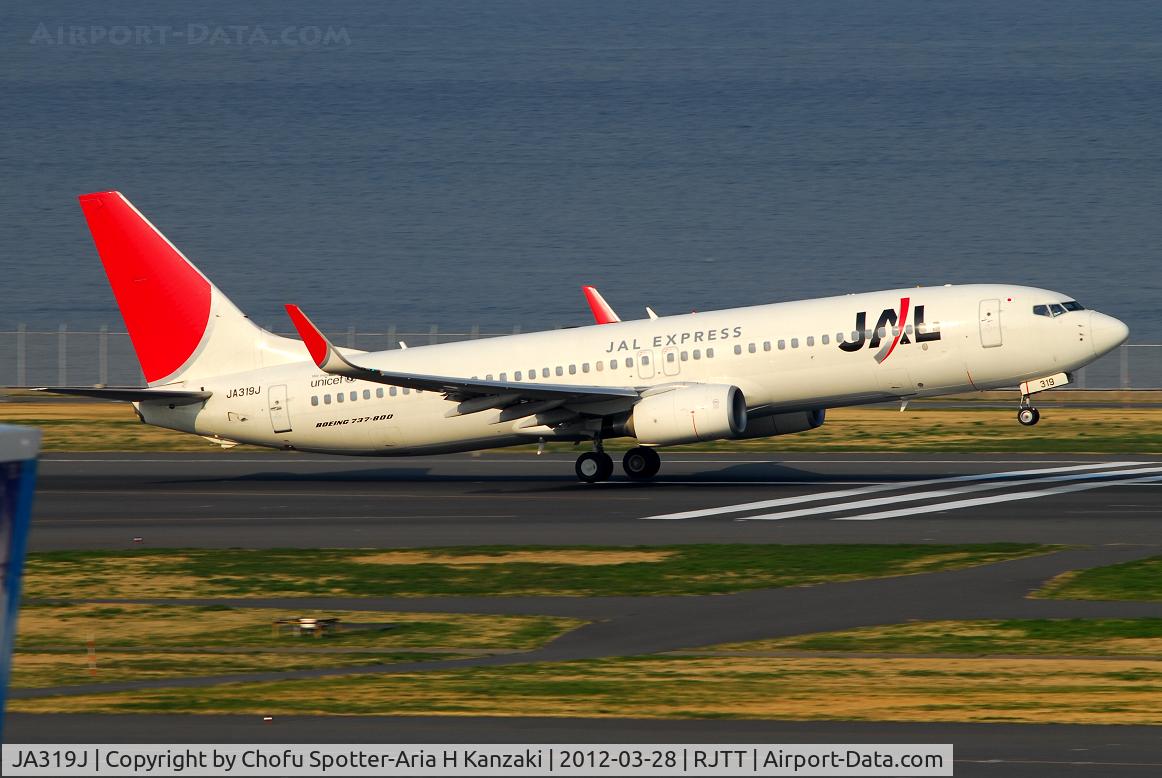 JA319J, 2008 Boeing 737-846 C/N 35348, NikonD200+TAMRON AF 200-500mm F/5-6.3 LD IF