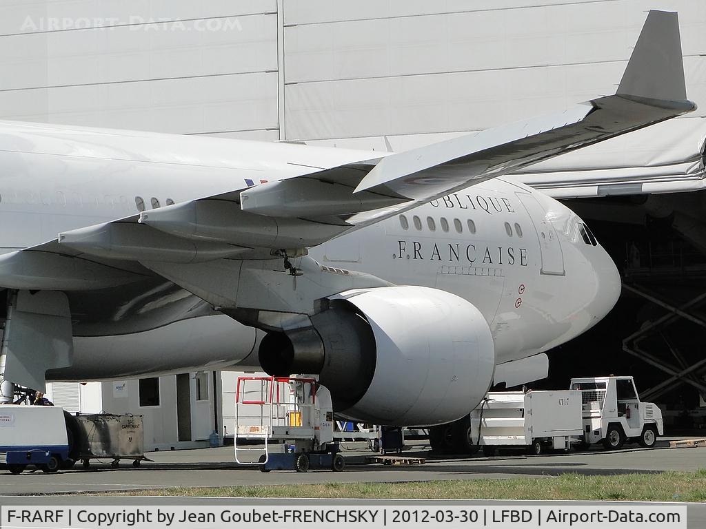 F-RARF, 1999 Airbus A330-223 C/N 240, FRANCE AIR FORCE ONE