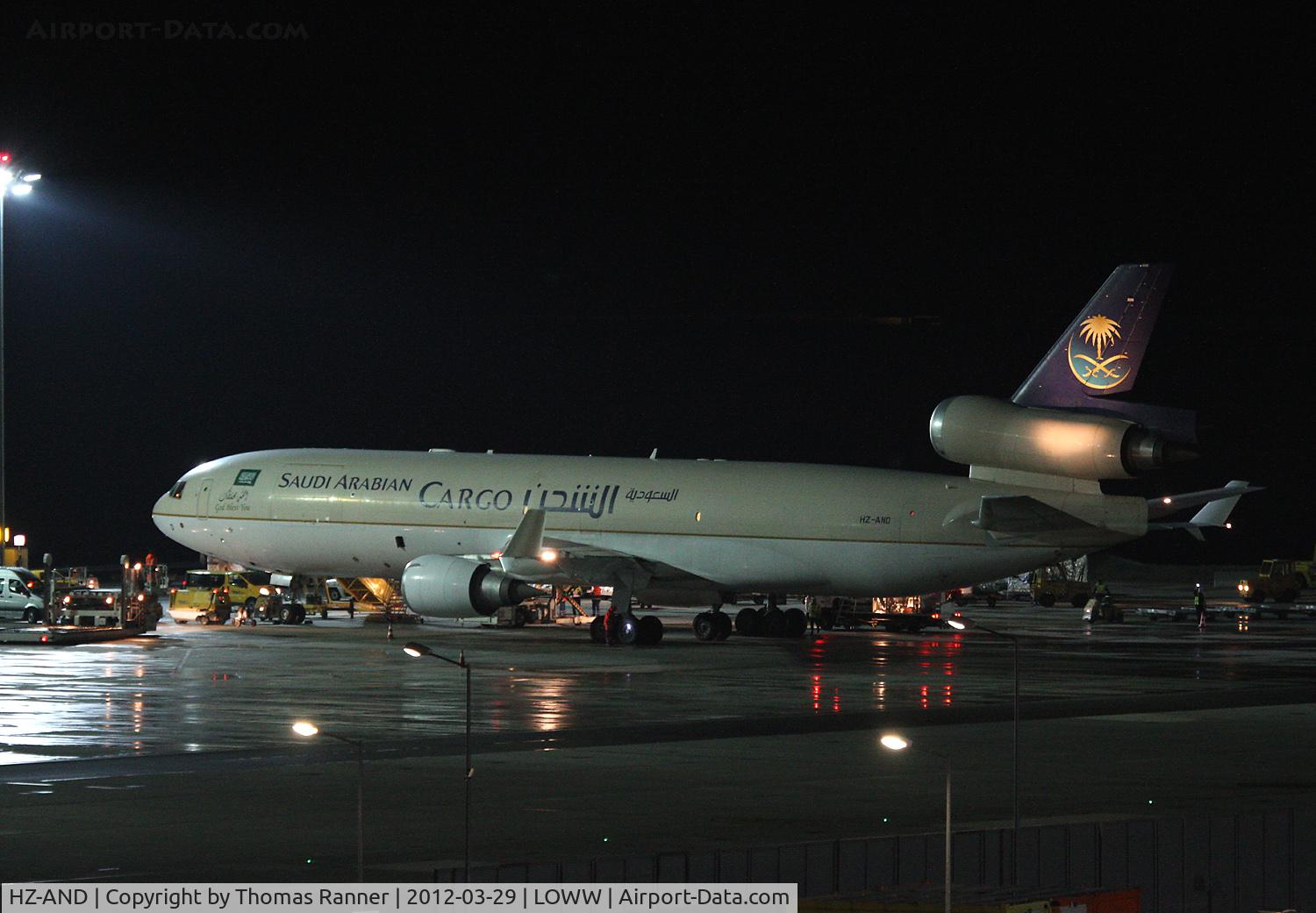 HZ-AND, 1997 McDonnell Douglas MD-11F C/N 48777, Saudi Arabian Airlines Mcdonell Douglas MD-11F
