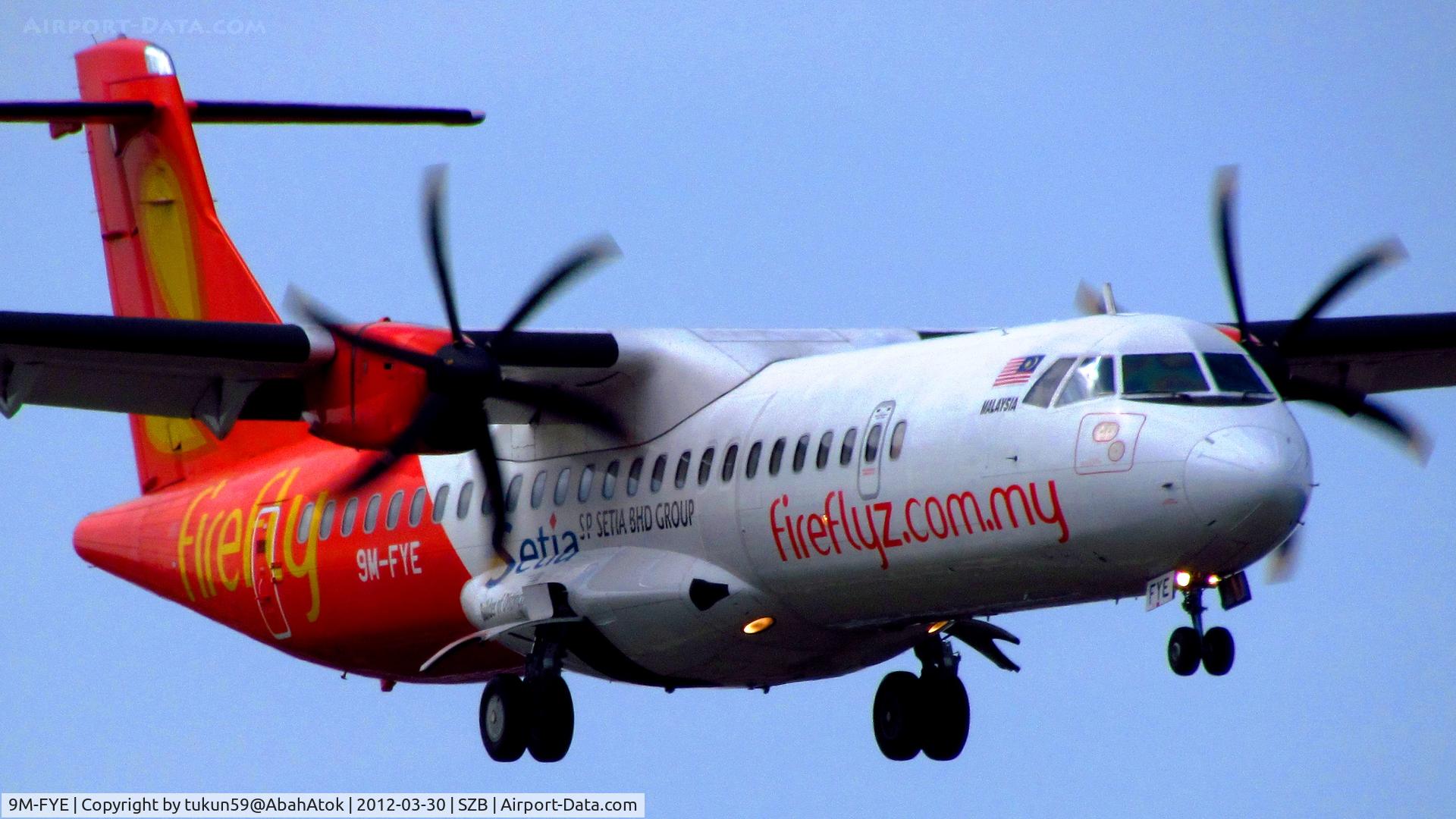 9M-FYE, 2008 ATR 72-212A C/N 840, Firefly