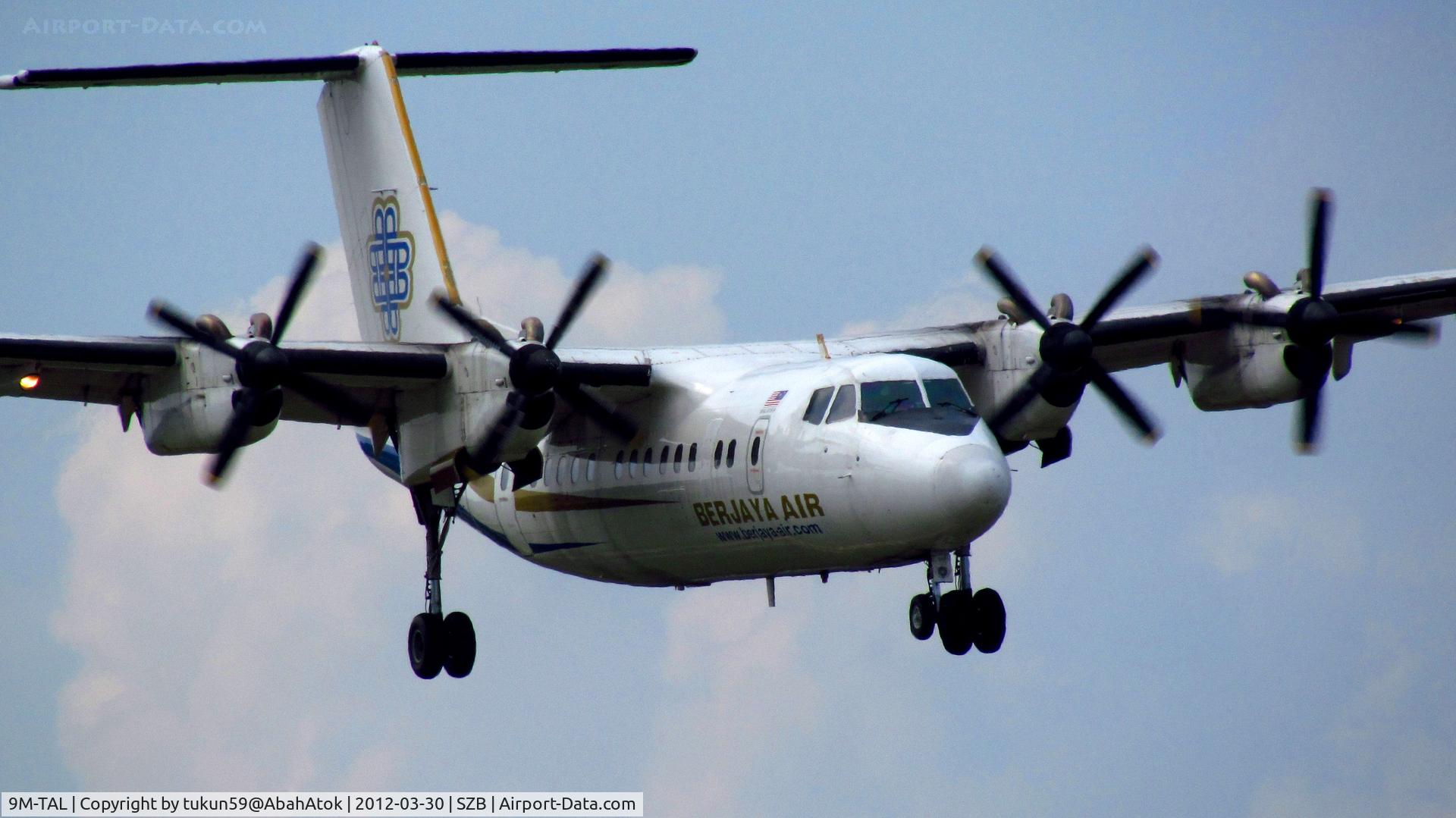 9M-TAL, 1988 De Havilland Canada DHC-7-110 Dash 7 C/N 112, Berjaya Air