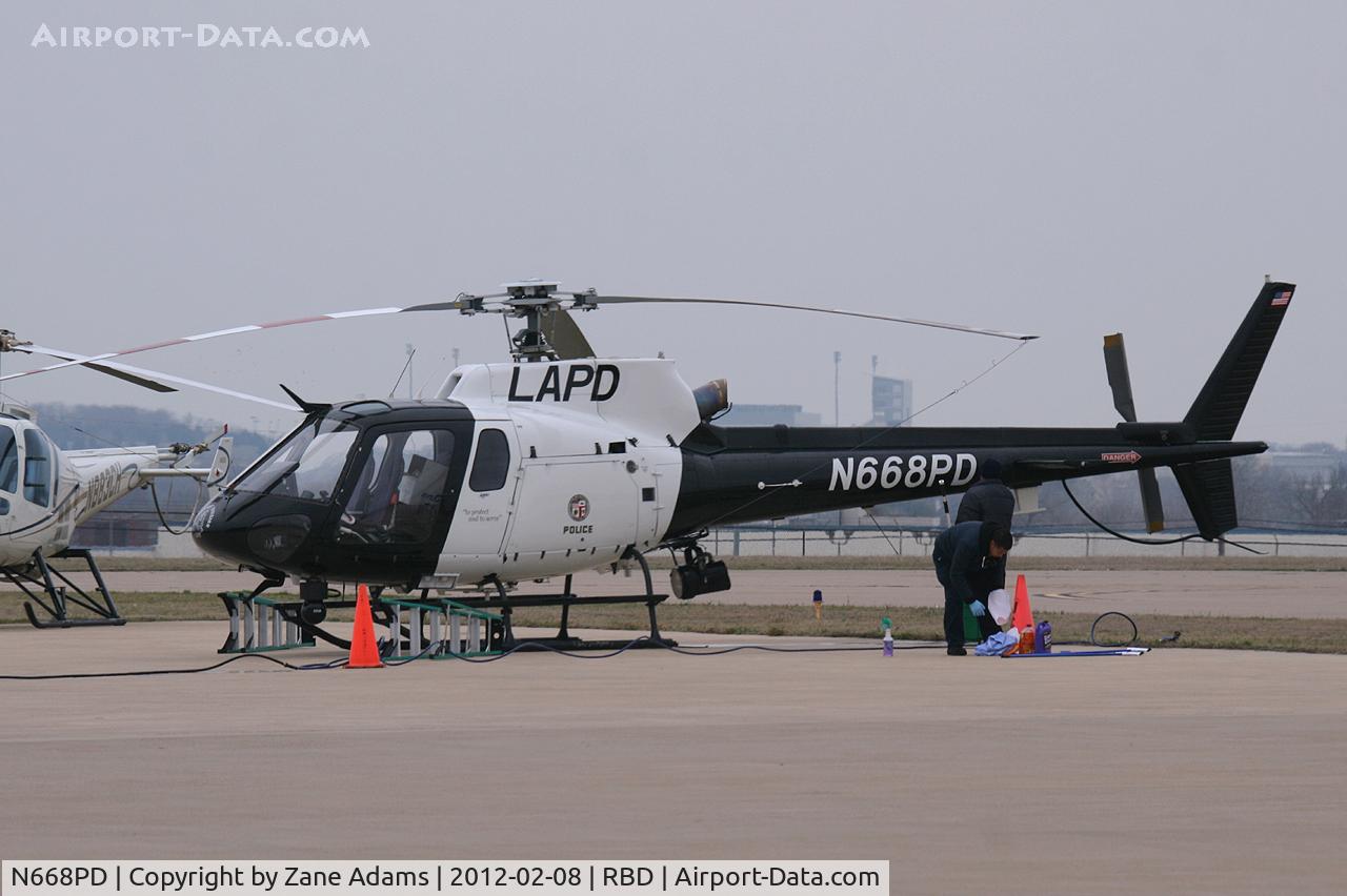 N668PD, 2009 Aerospatiale AS-350B-2 Ecureuil C/N 4654, In town for Heli-Expo 2012 - Dallas, TX