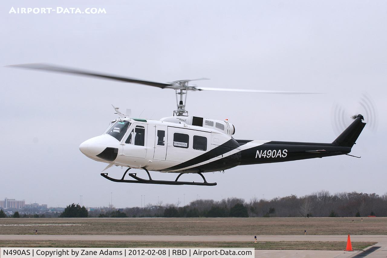 N490AS, 1964 Bell UH-1H C/N 6413686/4393, In town for Heli-Expo 2012 - Dallas, TX